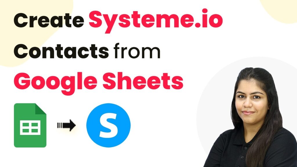 Cara membuat kontak Systeme.io dari Google Sheets