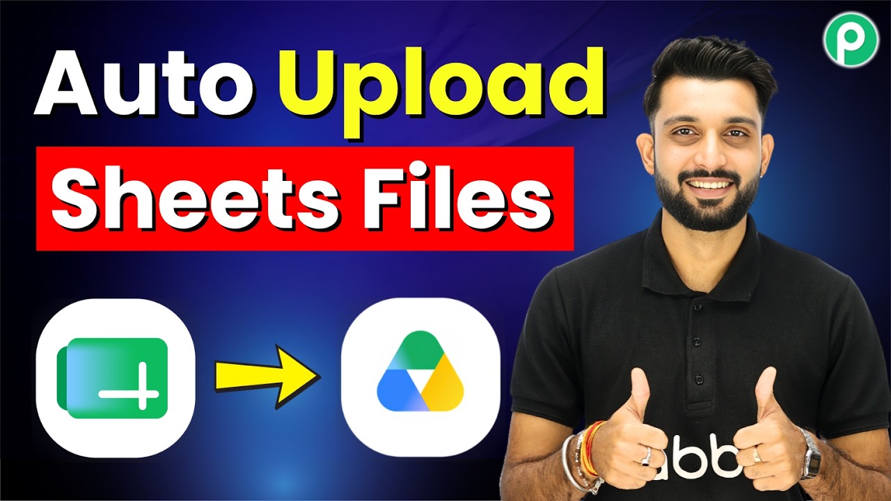 Unggah file Google Spreadsheet secara otomatis ke Google Drive