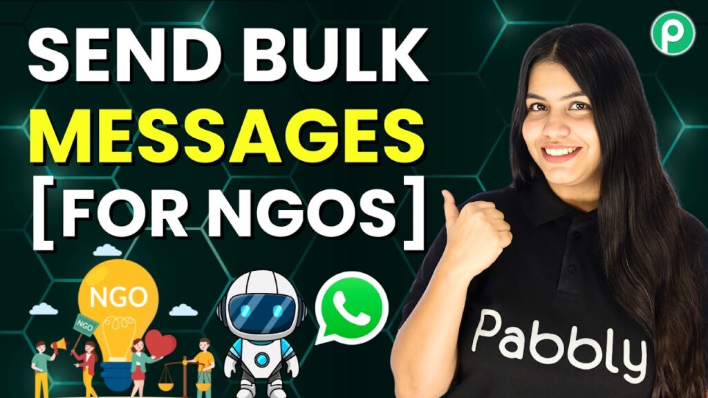 Pesan WhatsApp massal untuk LSM